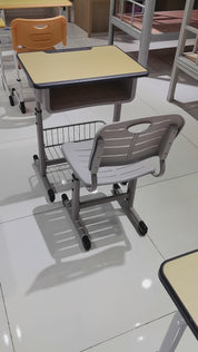 Single Desk and Chair, 1 Set (1 Table+1 Chair) LKS302DKTSL | LEUKHOME