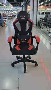 Gaming Chair Red Adjustable Height (1 Chair) LKG001GCYN | LEUKHOME