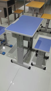 Single Desk and Chair, 2 Sets (2 Tables+2 Chairs) LKS901DKTSL | LEUKHOME