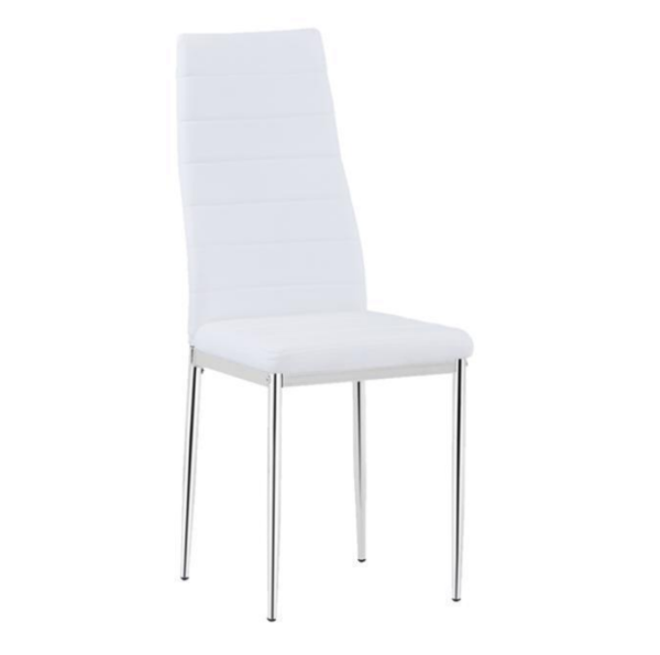 White PU New Design High Quality Dining Chair Restaurant Chairs