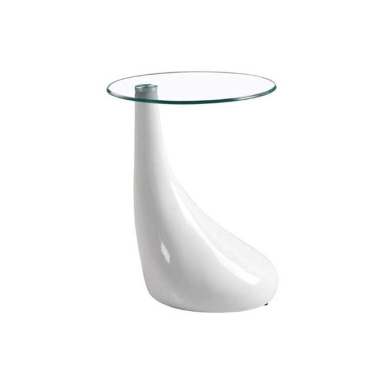 Side Table Cross Round - Fluid Art Design | LEUKHOME