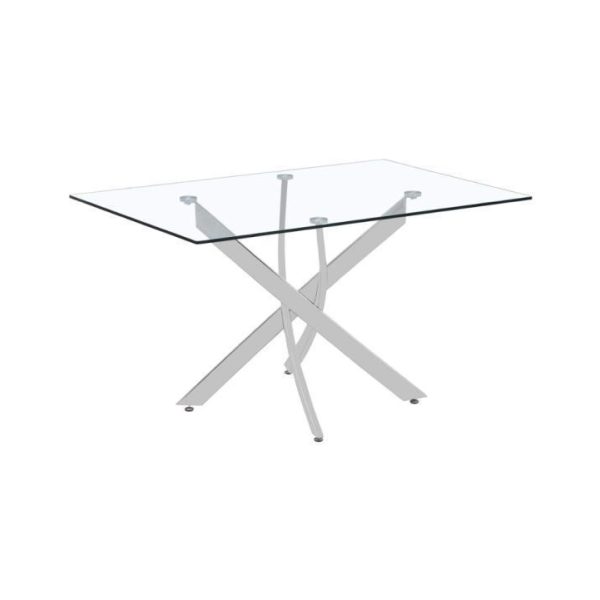 Rectangle Glass Dining Table