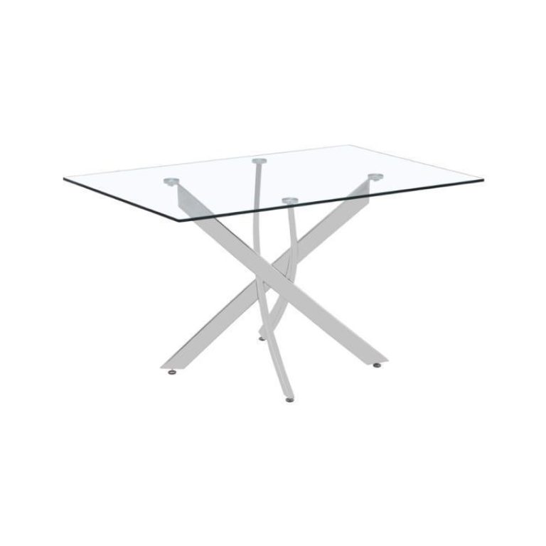 Rectangle Glass Dining Table