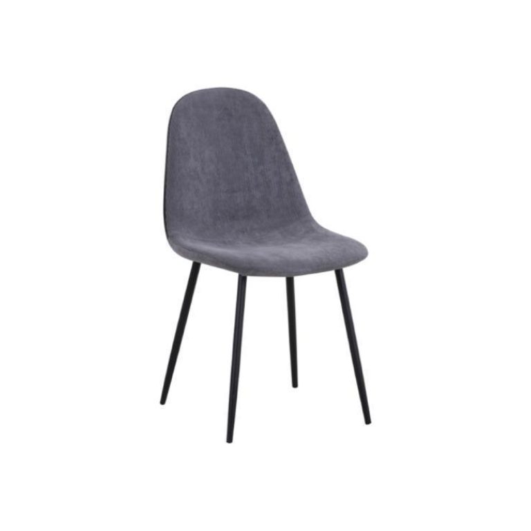 Grey Fabric Dining Chair Set of 4