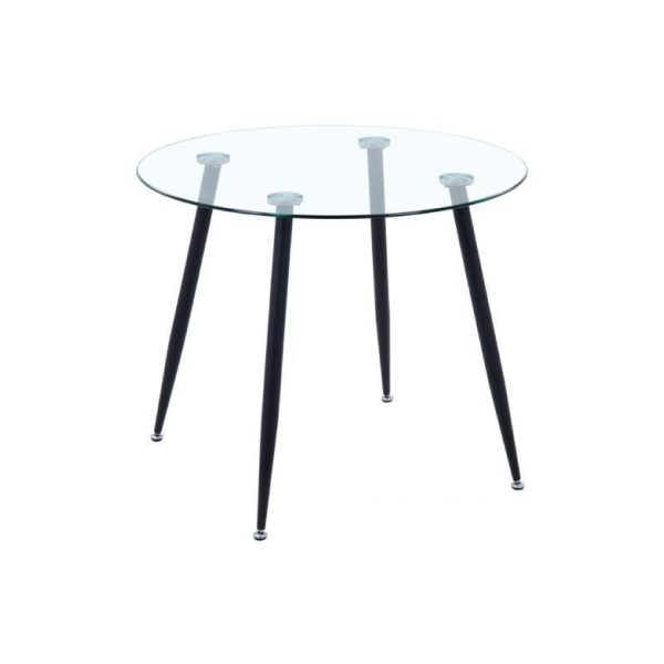 Round Glass Dining Table