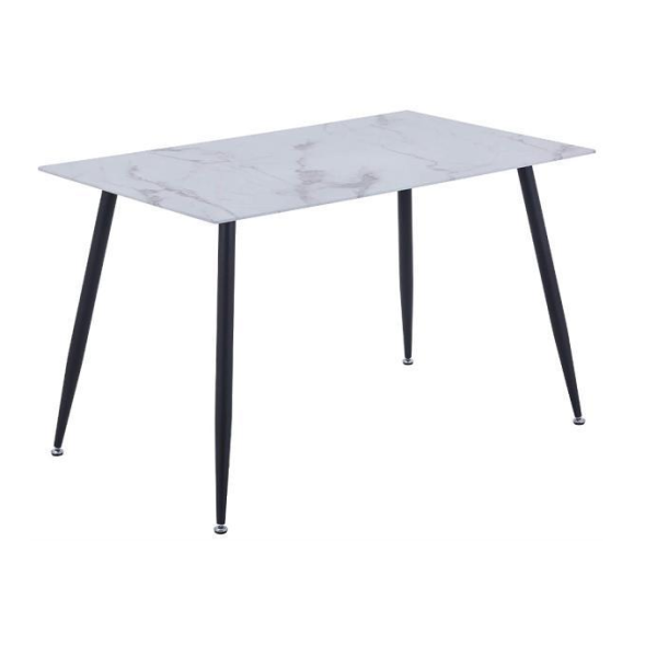 Ceramic Table Top Modern Rectangular Dining Table