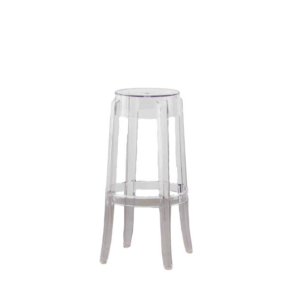 Plastic Chair PC (2 Chairs) - All - transparent and Stackable | LEUKHOME