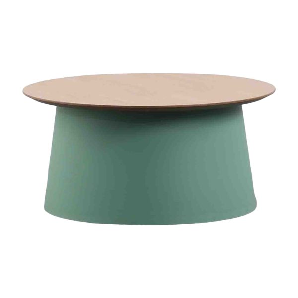 Coffee Table. Oak Veneer MDF. Creamy Nordic Style | LEUKHOME