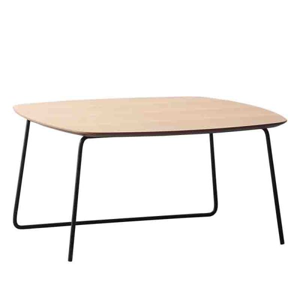 Coffee Table Oak Veneer MDF - Circular Social Design | LEUKHOME