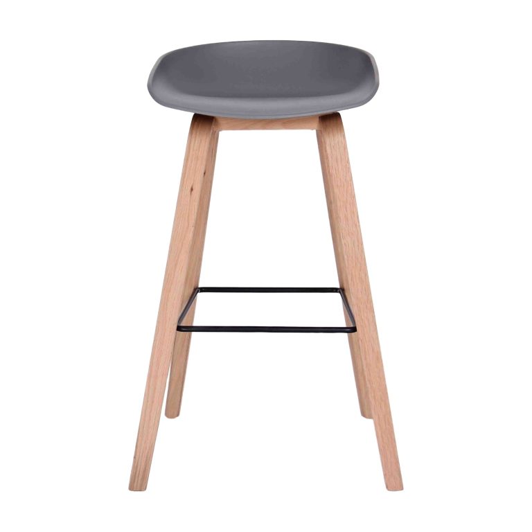 Plastic Chair PP (2 Chairs) - Bowl-shaped Seat | LEUKHOME