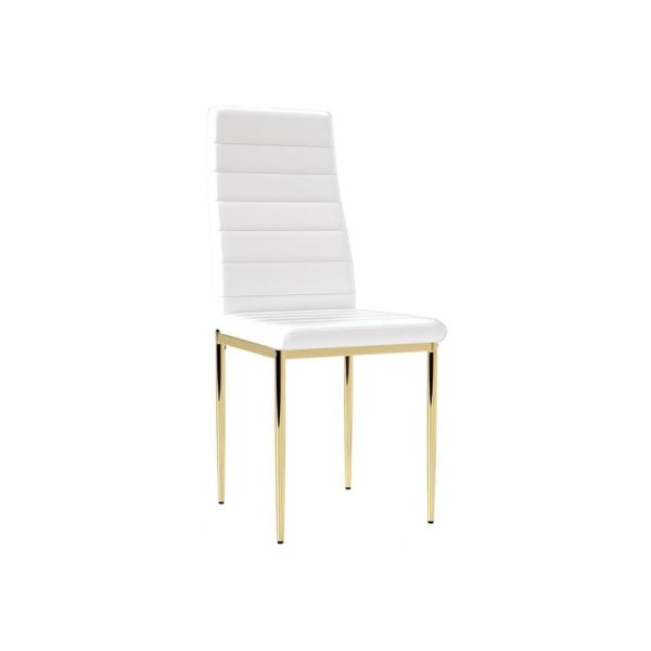 White PU High Quality Dining Chair Restaurant Chairs