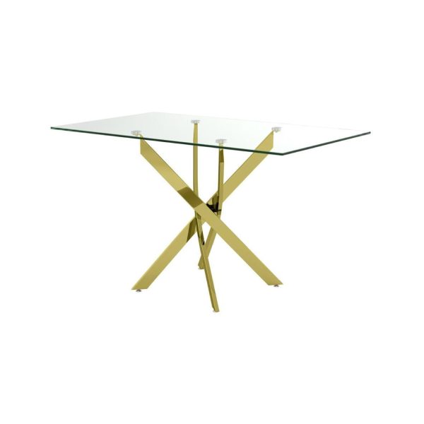 High Quality Modern Design Glass Dining Table