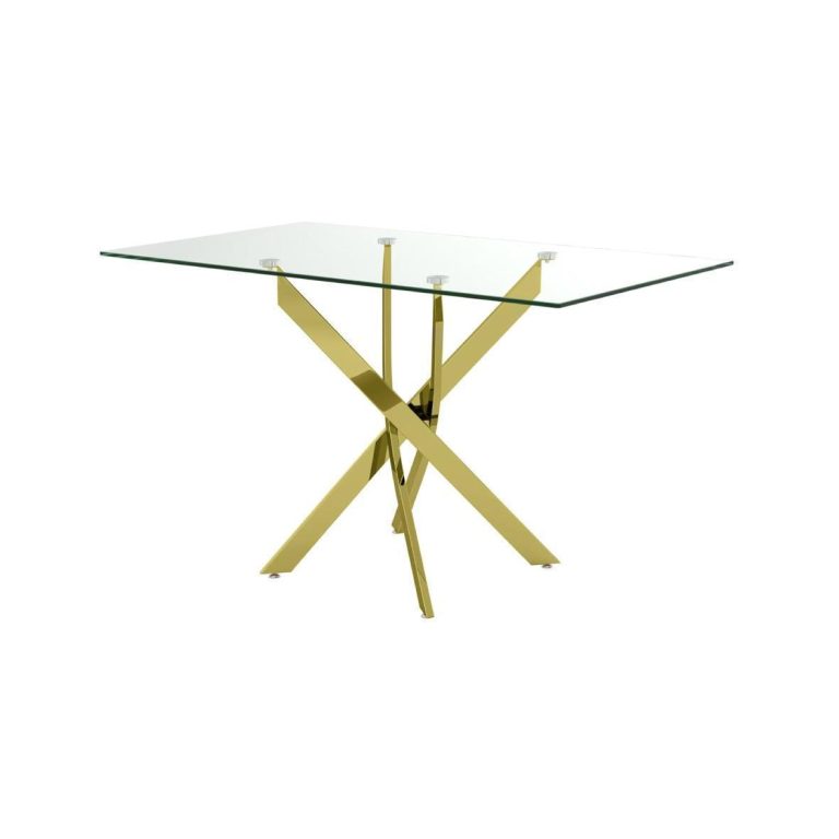 Rectangular Glass Dining Table