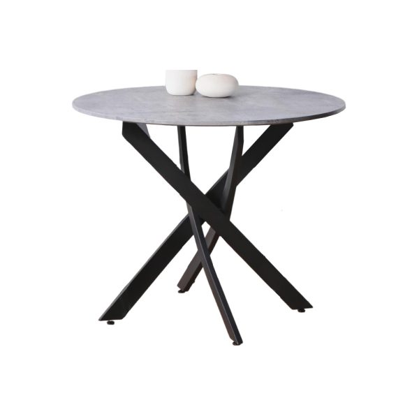 Wood Grain Round Dining Table