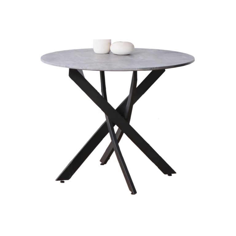 Wood Grain Round Dining Table