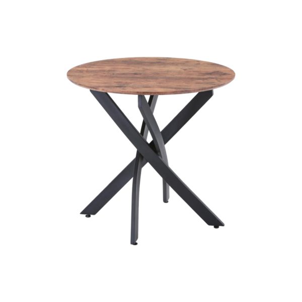 Wood Grain Round Dining Table