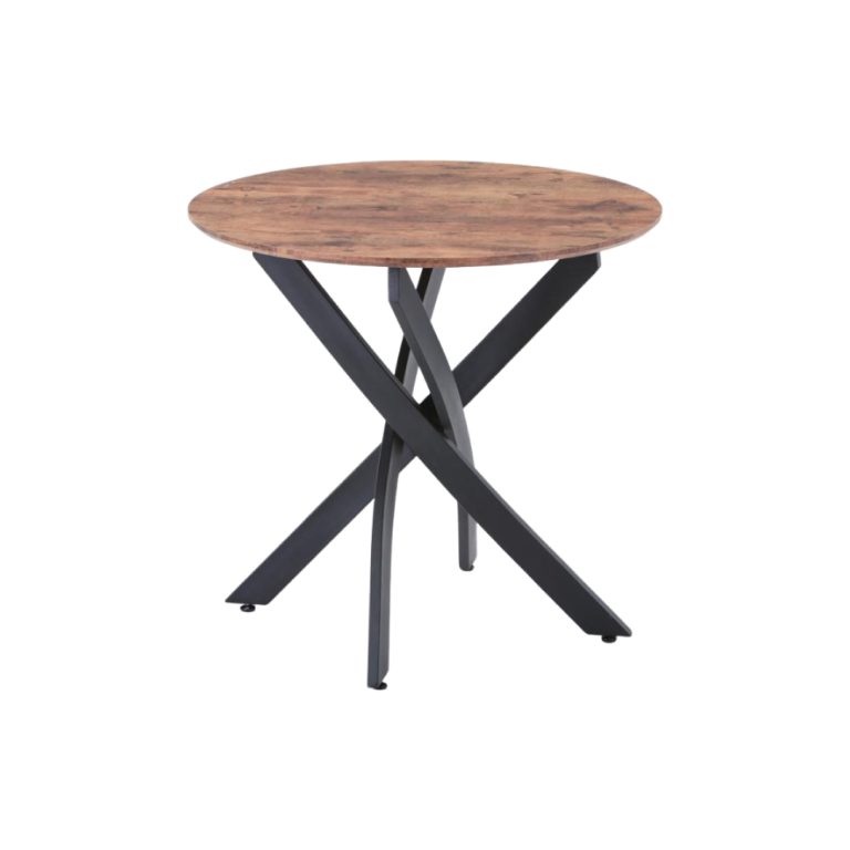 Wood Grain Round Dining Table