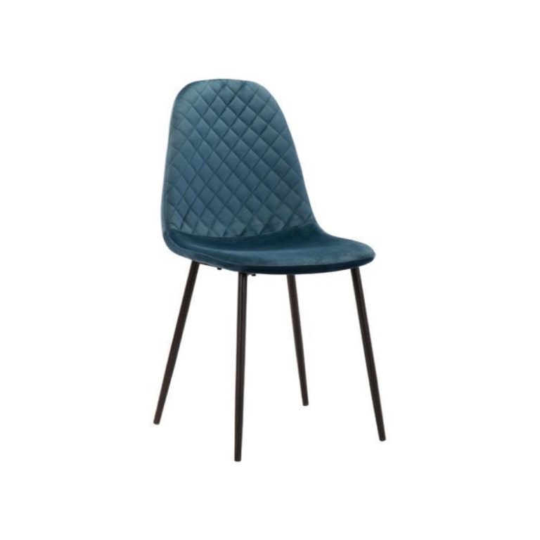 Blue Velvet Dining Chair Set of 4