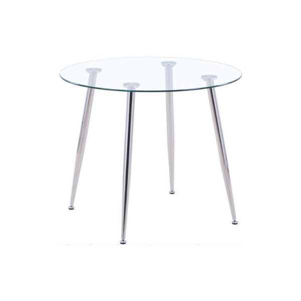 Round Glass Dining Table