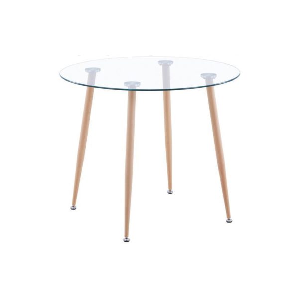Round Glass Dining Table