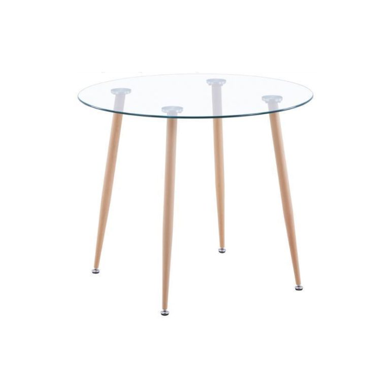 Round Glass Dining Table