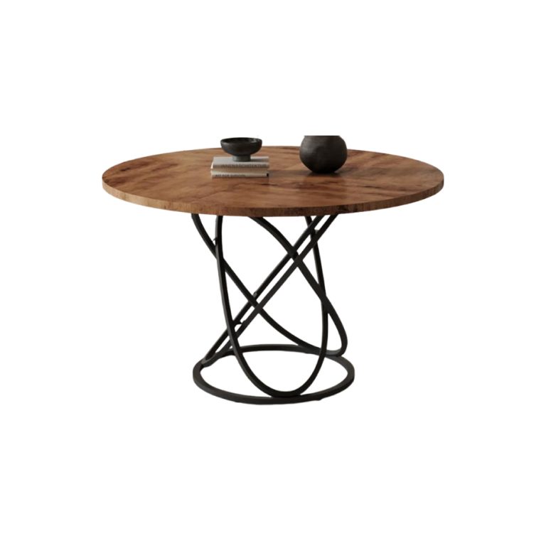 Round Wooden Dining Table