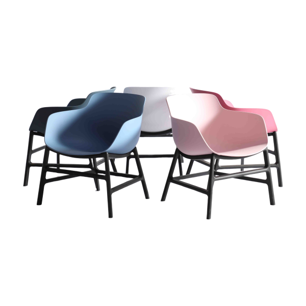 Plastic Chair with Multicolor Options | LEUKHOME