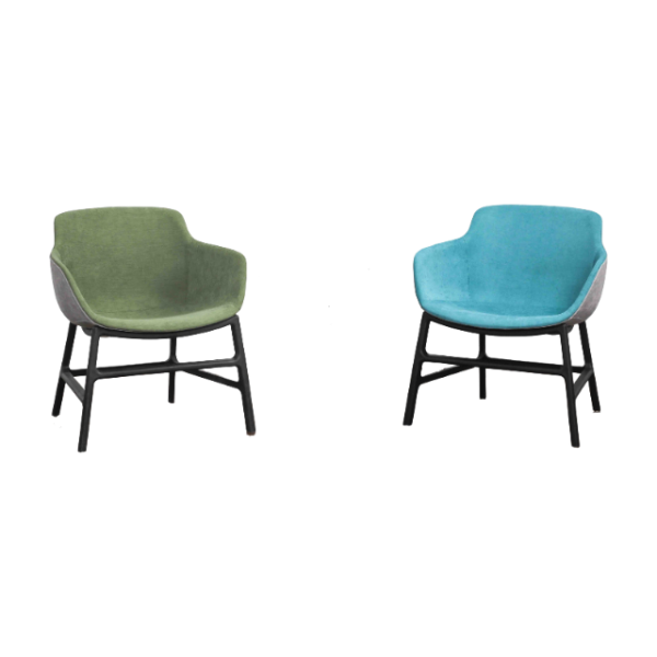 Plastic Chair with Soft Upholstery | LEUKHOME
