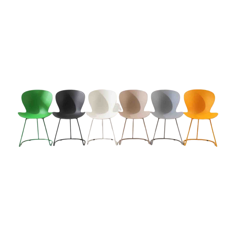 Plastic Chair (2 Chairs) - Minimalist Suspension Design | LEUKHOME