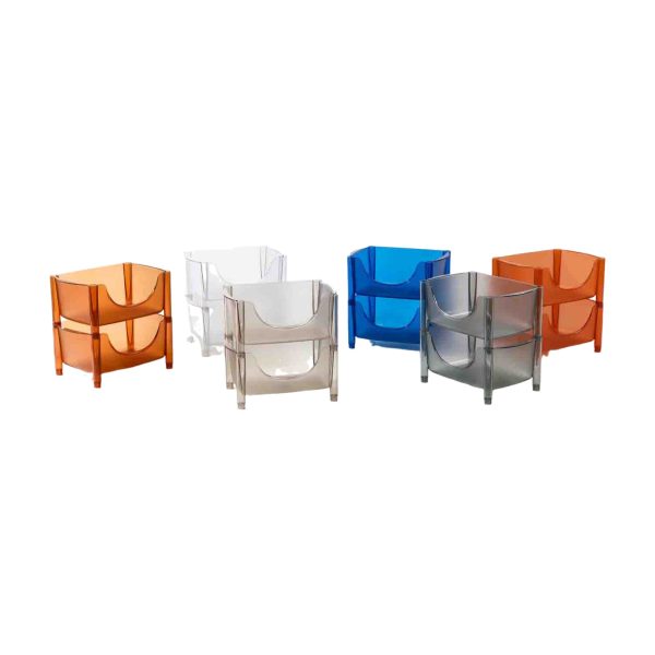 Shelf | Transparent Plastic & Multilayer Design | LEUKHOME