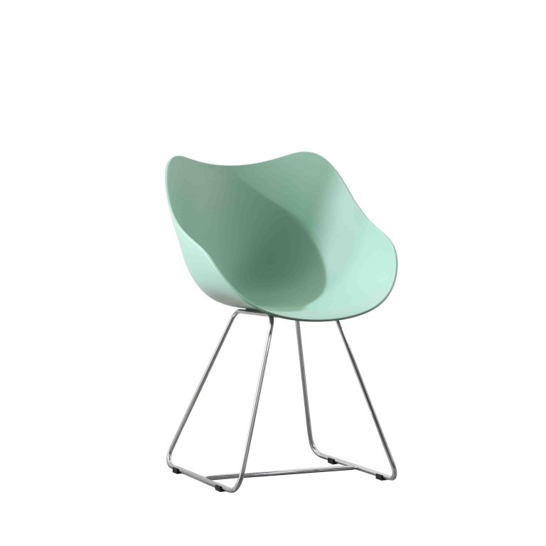 Plastic Chair PC (2 Chairs) - Suspension Visual Effect | LEUKHOME