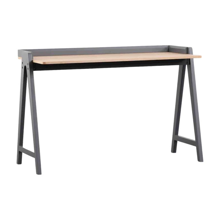 Office Table Oak Veneer MDF - Modern & Versatile | LEUKHOME