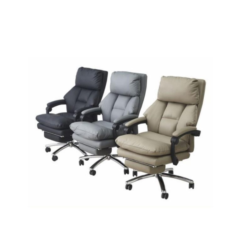 Upholstered Ergonomic Office Chair - Cloud-like Sitting | LEUKHOME