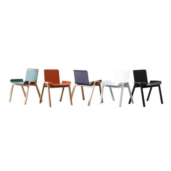 Dining Chair (2 Chairs) - Natural Back Curve Support | LEUKHOME