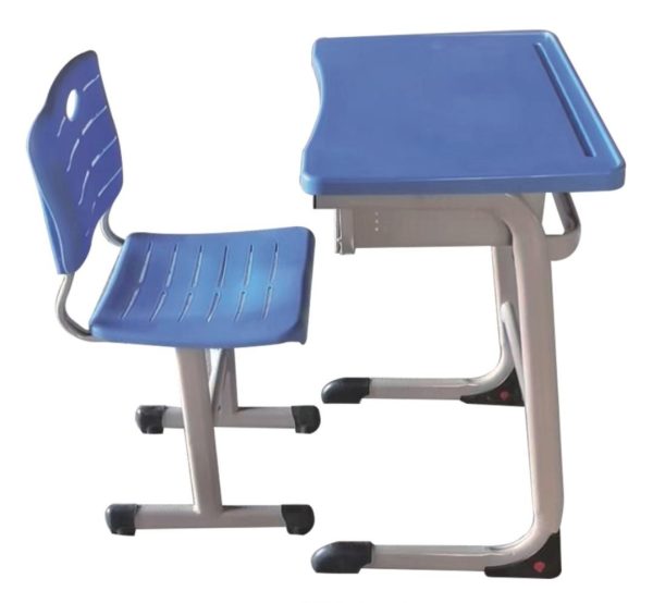 Durable Single Desk and Chair Sets All - plastic Design | LEUKHOME