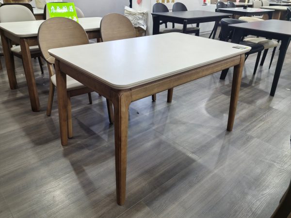 Dining Table Sintered Stone Oak LKD017DTYS | LEUKHOME