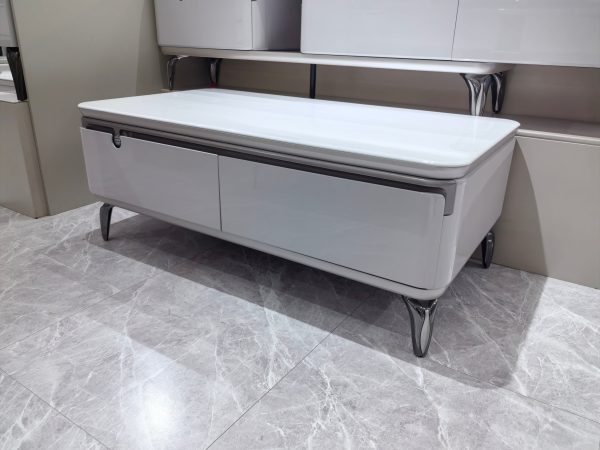 Coffee Table Artificial Stone Baking Paint LKL007CTANJ | LEUKHOME