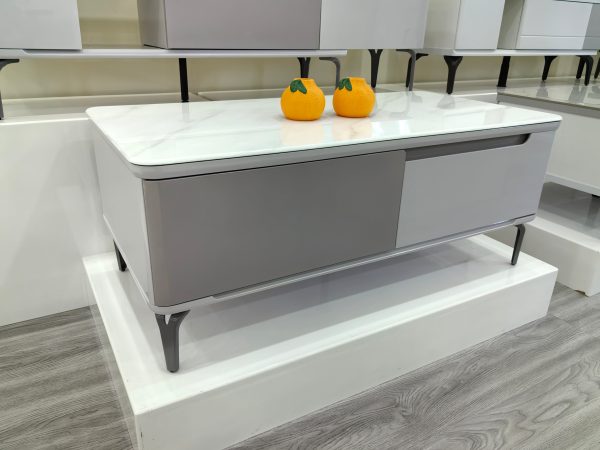 Coffee Table Artificial Stone Baking Paint LKL057CTJKN | LEUKHOME