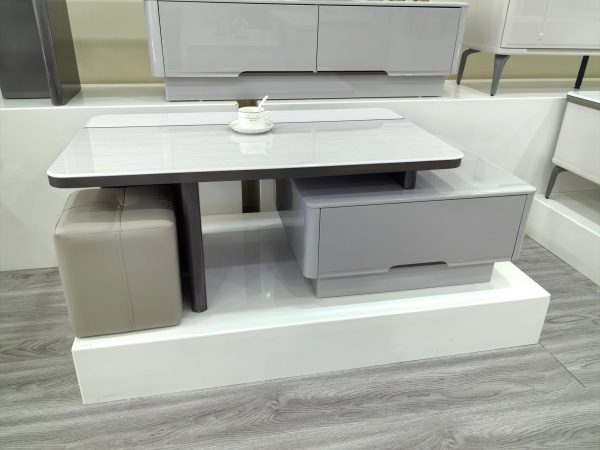 Coffee Table Artificial Stone Baking Paint LKL063CTJKN | LEUKHOME