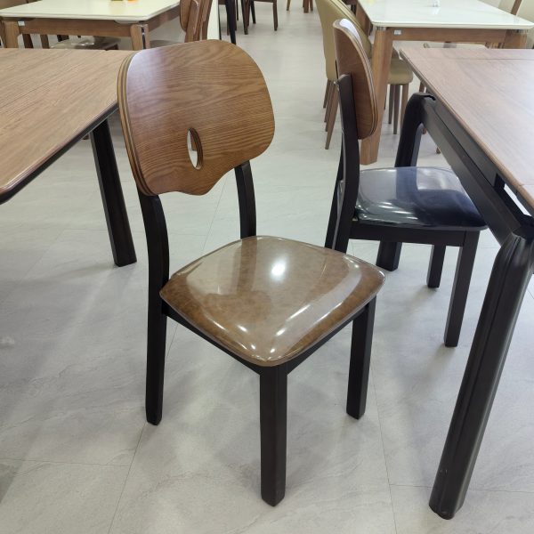 Comfortable Dining Chair Set with Arc Backrest | LEUKHOME