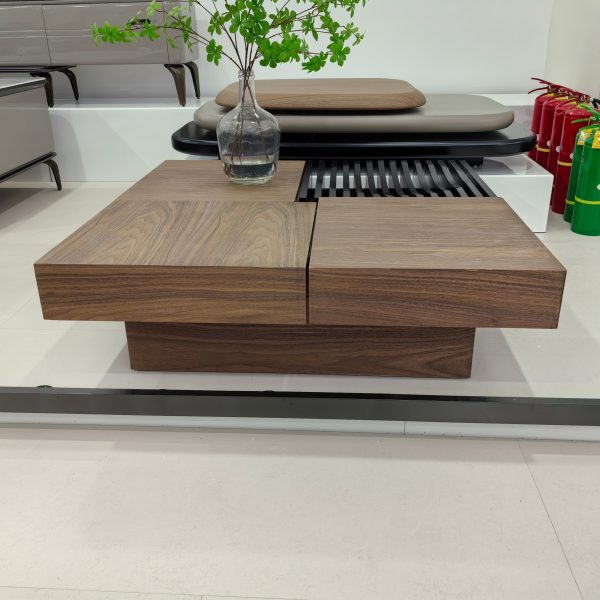 Coffee Table Rubik's Cube Wood Veneer LKLMFCTFH | LEUKHOME