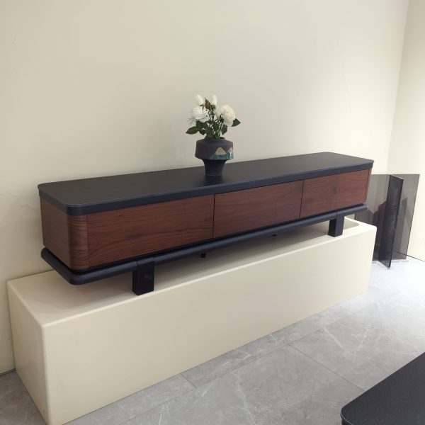 TV Stand with Contrast Design | LEUKHOME