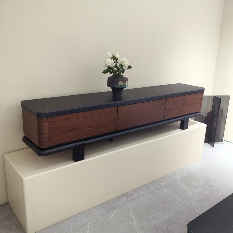 TV Stand with Contrast Design | LEUKHOME