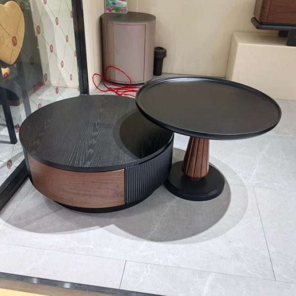 Coffee Table Baking Paint Wood Veneer LKL043CTAYG | LEUKHOME