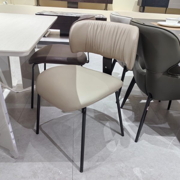 Dining Chair (2 Chairs) LKD030DCAYG | LEUKHOME