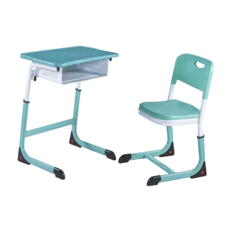 Single Study Desk and Chair, 2 Sets (2 Tables+2 Chairs)